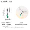 Original Copper Charms Luxury Green Fairy Butterfly Pendant Beads Fit Bracelet Diy Women Making Delicate Gift