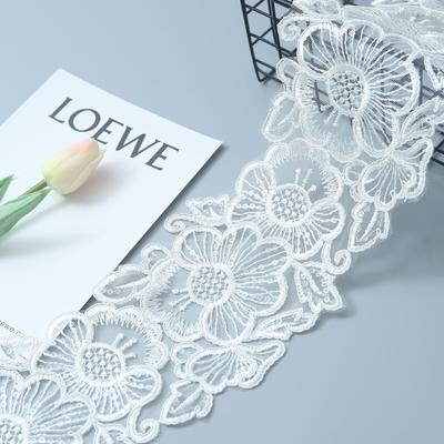 Clothing Accessories Car Bone Lace Lace Transparent Beads Three-In-One Lace Wedding Dress 13Cm