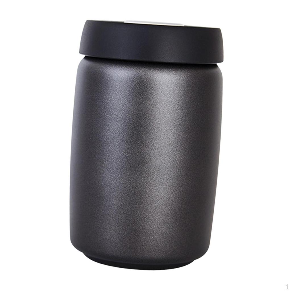 Airtight Coffee Jar Multipurpose Vacuum Seal Container for Rice Cookies Nuts 400ml 9.5x9.5cm