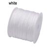 Corda di seta 45M/0,8MM trecciata in nylon per Fai da te per Forniture per la creazione di gioielli Nappe Perline Artigianato intrecciato Corda di nylon satinato CS003