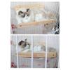 Stable Wood Wall Mounted Cats Perches for Active Cats Easyly Mount Secure Resting Bed Stability Support