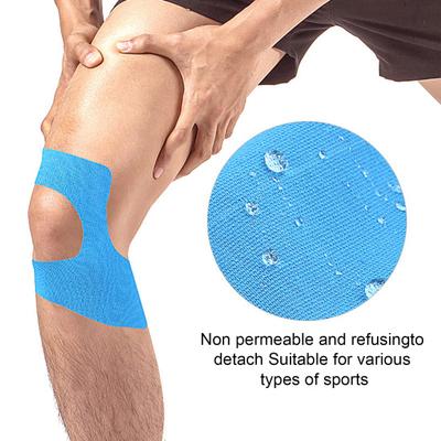 10 Pcs Pre Cut Kinesiology Tape for Knee Waterproof Knee Support Tape Elastic Cotton Athletic Tape for Joint Support Muscle Pain Relief