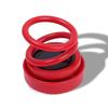 Car Solar Powered Air Freshener Ornament RV Truck Rotating Dual-ring Vision Levitation Aromatherapy with Wooden Fragrance Tablet