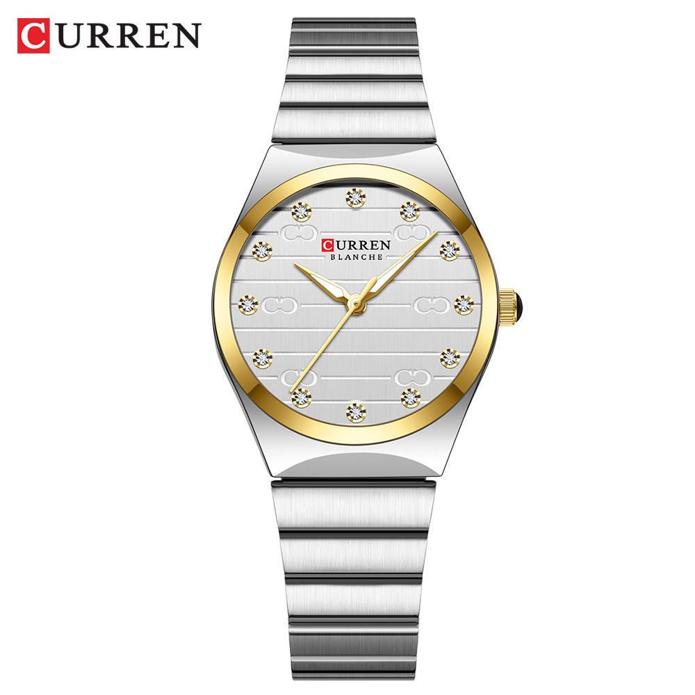 CURREN 9110 Women s Waterproof Mesh Band Quartz Watch – Fashionable Small Dial Timepiece