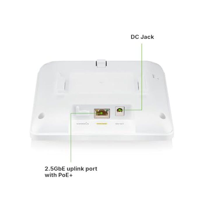 Point d'Accès WiFi 7 - Zyxel - BE6500 - 6,5 Gbit/s - Captive Portal - Smart Mesh MLO