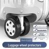 Silicone Silent Luggage Wheel Cover - Universal Replacement Accessory