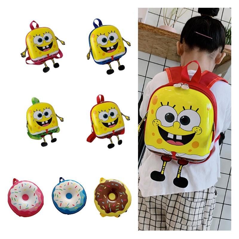 Sweet Donut Eggshell Backpack For Kindergarten Kids Cute And Durable