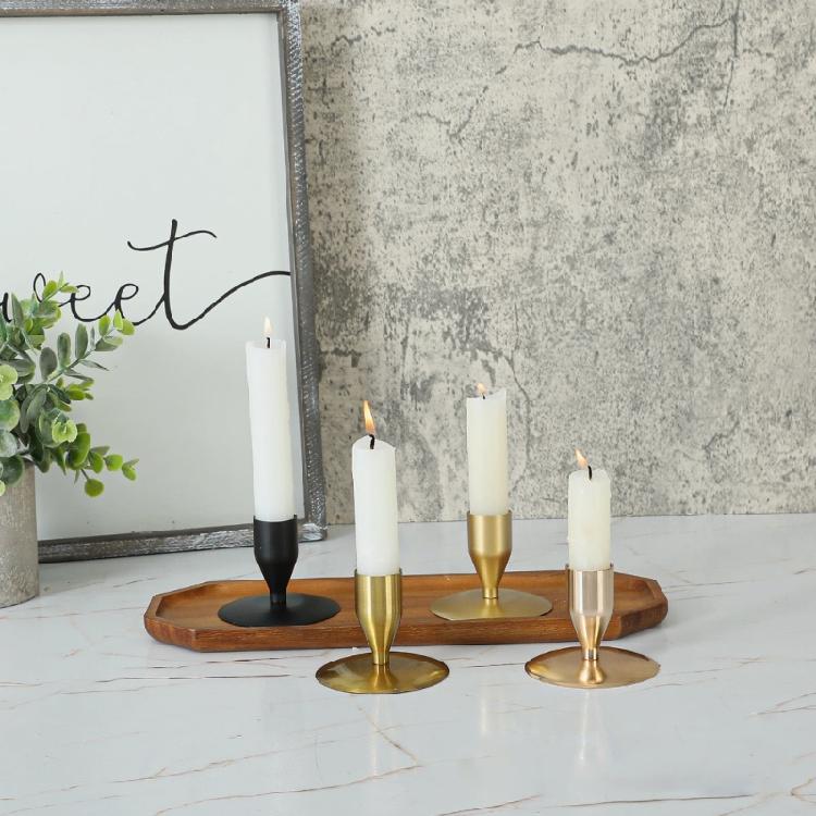Iron Candlestick Holders Taper Candle Holders Decorative Candle Stand for Table Centerpieces Wedding,Home Decorations