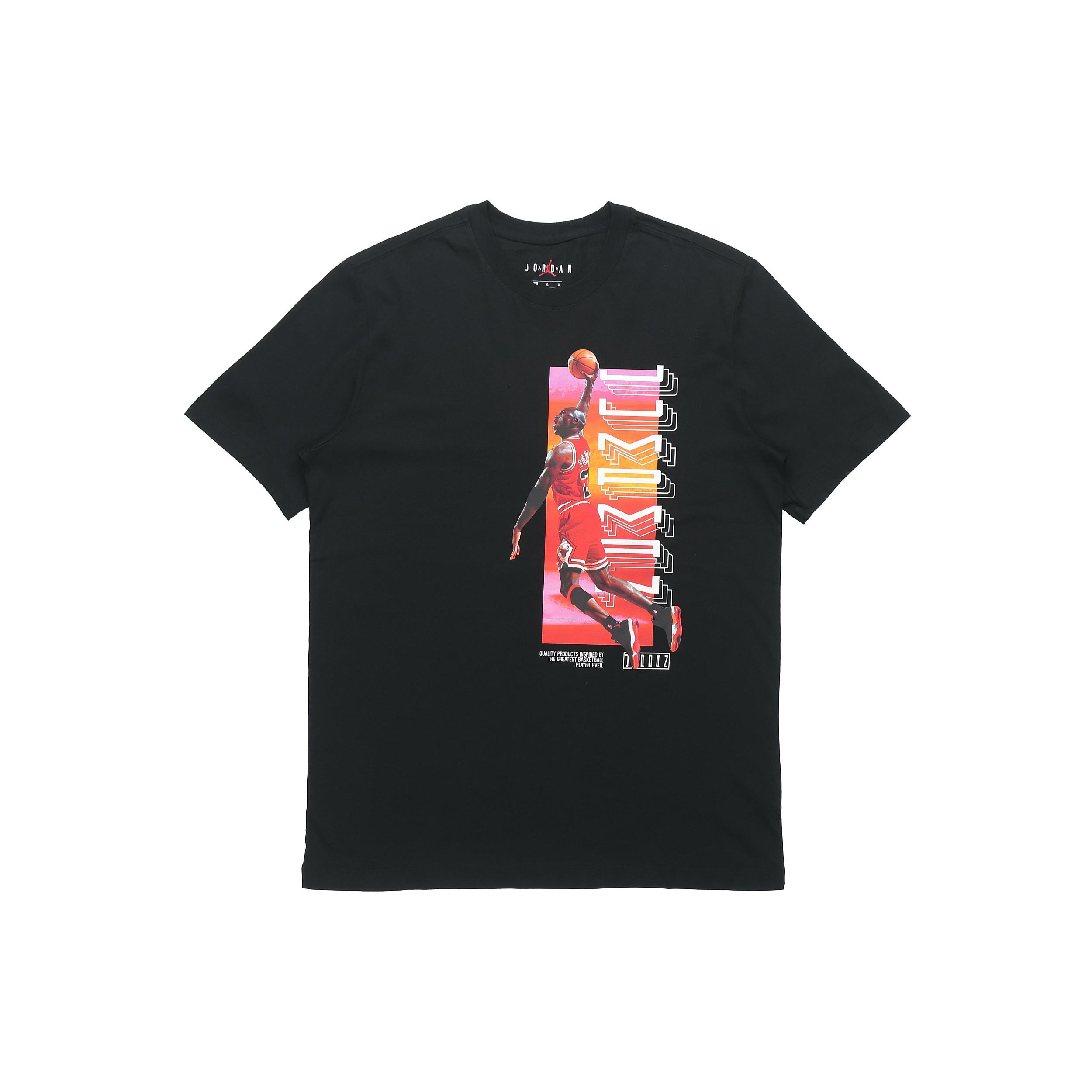 Jordan Set in Sleeve T Shirt Men s Black CW0860-010 S
