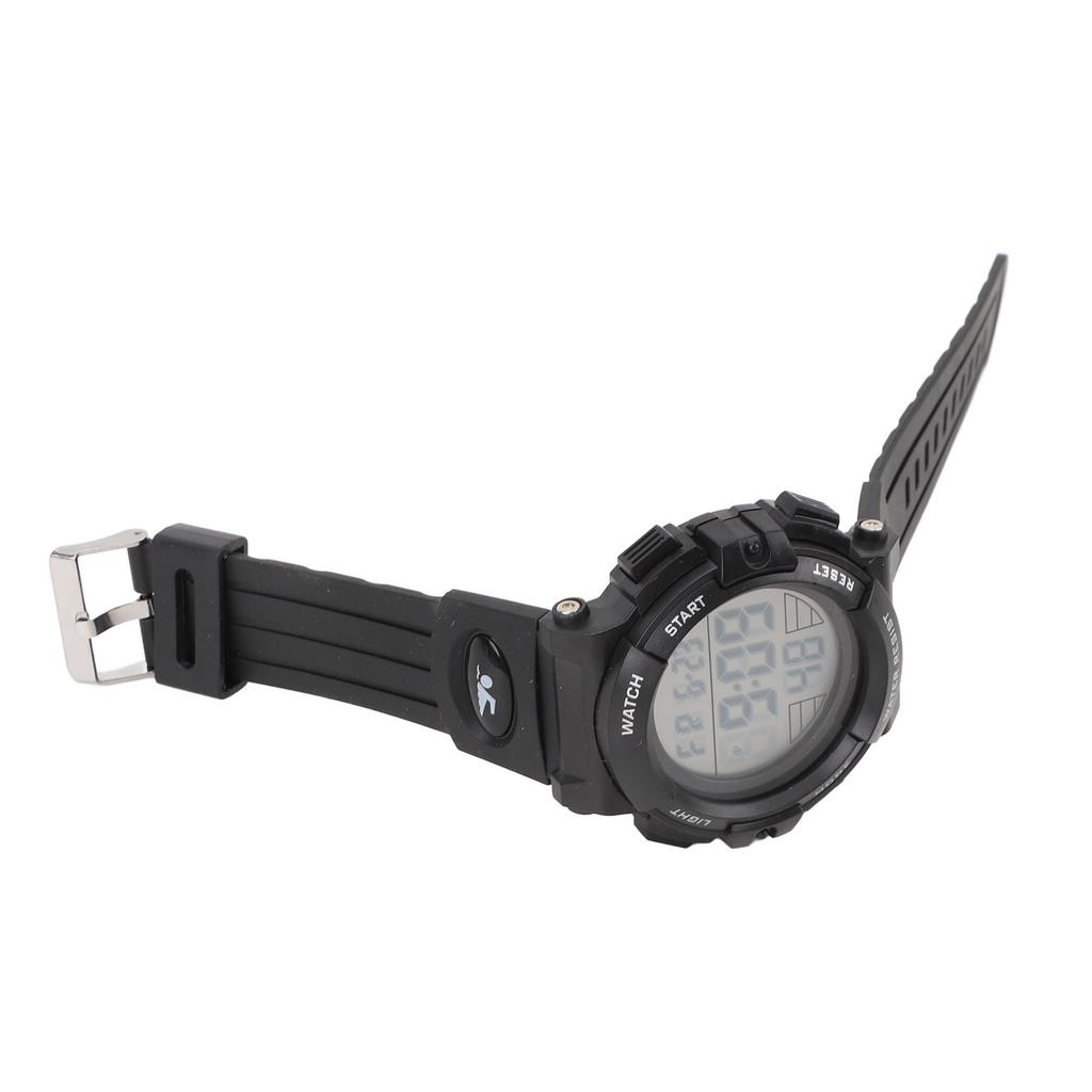 Men Digital Watch with Calendar and Alarm Clock Waterproof Nightlight Electronic Sports Watch for Outdoor Activities