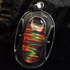 Natural Opal Pendant 925 Sterling Silver 47 ct Oval Gemstone October Birthstone for Gem Collections