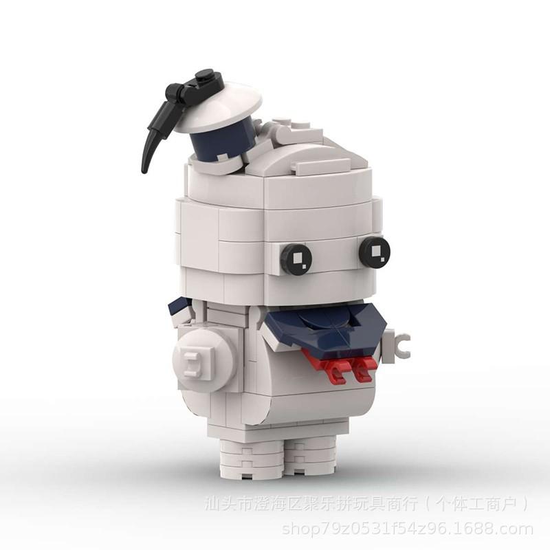 Compatible Puzzle Puzzle Building Block Ghostbusters Square Head Boy Series Model Toy Gift Set