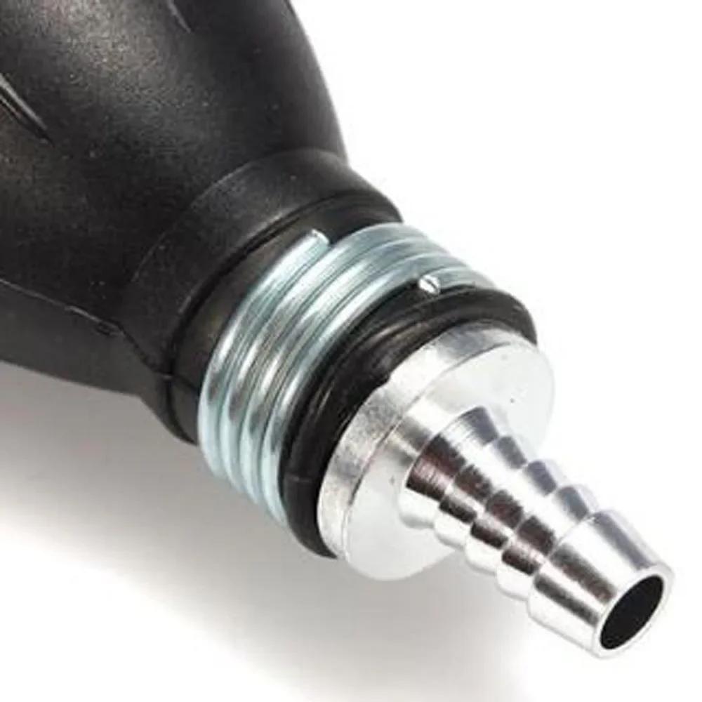 NEW 6/8/10/12mm Car Universal Fuel Pump Rubber Manual Transfer Liquid Gasoline Petrol Diesel Hand Primer Bulb Tube Aluminum