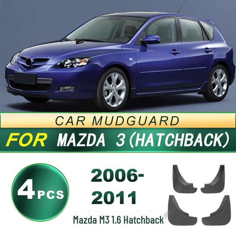 Mazda 06-11 M3 Hatchback 1.6 Mudguard Set Rubber Flaps Car Tire Accessory