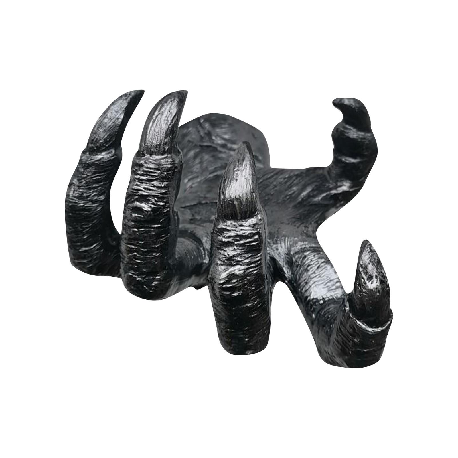 

Хэллоуин Ведьма Ручной Ключница Настенные Крючки-Жуткий Готический Домашний Декор-многофункциональные Крючки Для Подвешивания Ключей Ювелирных Изделий One Size чёрный