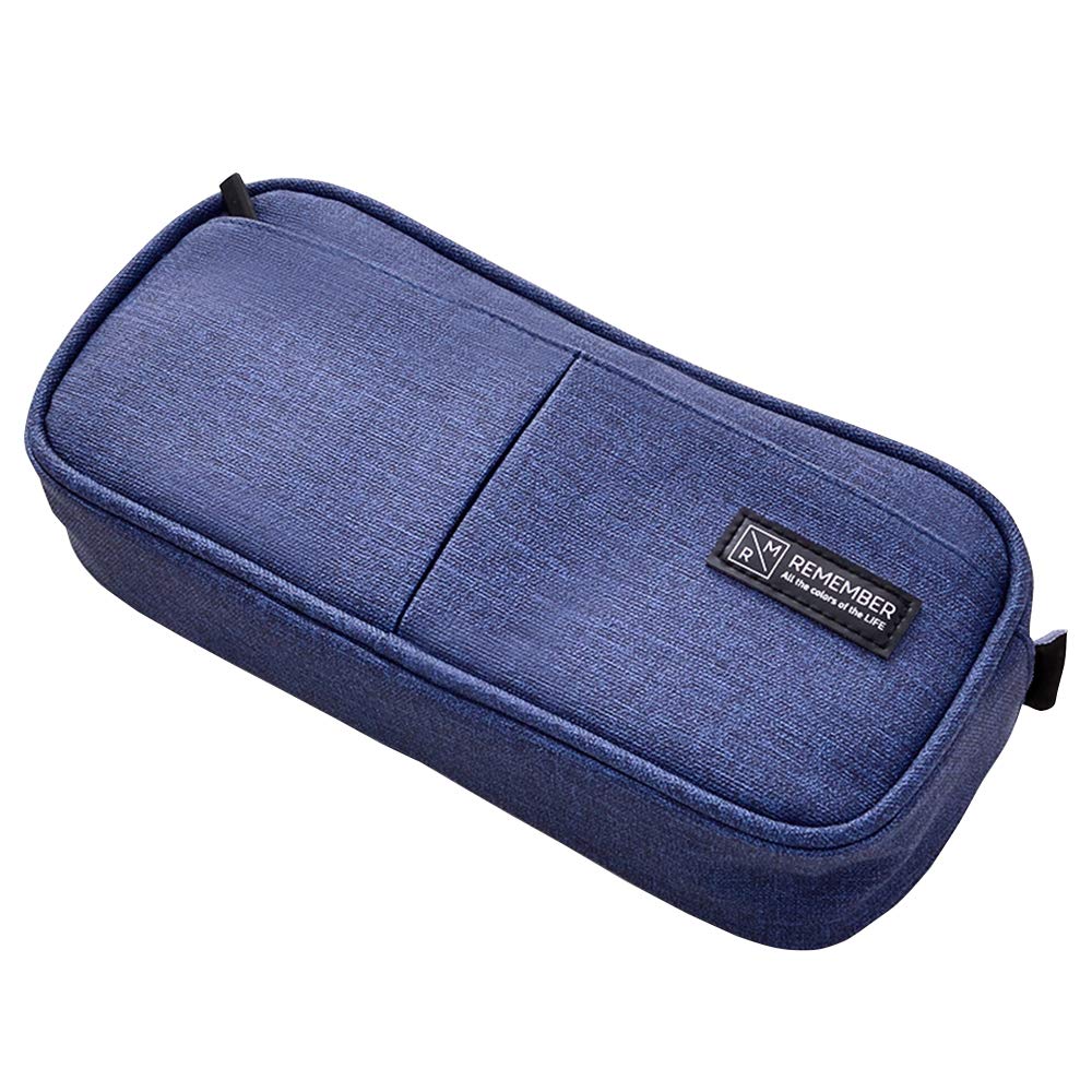 

Nekosennin Pencil Pencil Pencil Large Simple Design for Small Perfect for School with Zipper Case, Holder, Pouch, Capacity, Items, Entrance,