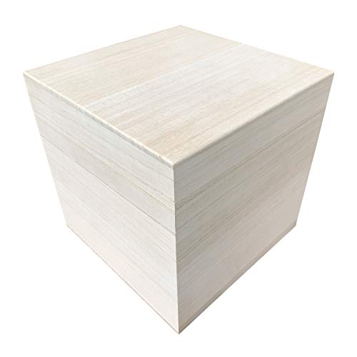 Paulownia wood storage box, cube type (200mm)