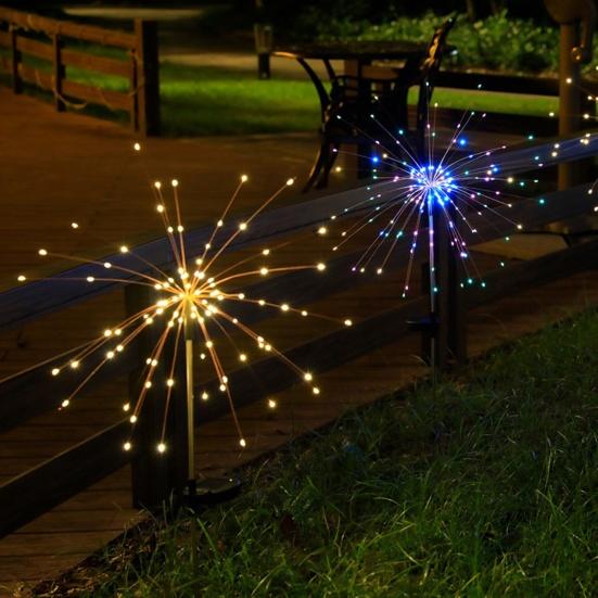 Solar Garden Lamp Waterproof IP65 Remote Control 8 Modes 200
