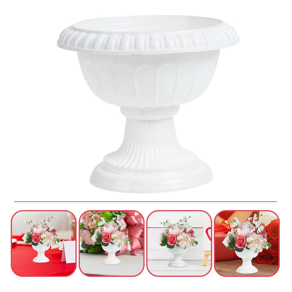 2 Pcs Decorations Outdoor Flower Pots Plant Saucers for Outdoors Plastic Creative European Style Holder