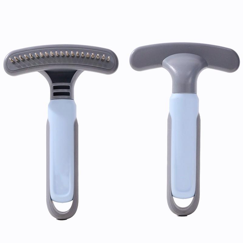 Dog Comb Rake Dogs Brush Single Row Combs for Dogs Hair Knot Clean Dog Grooming Pet Hair Remover Stainless Steel Rake Cat Brush