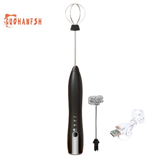 Leistungsstarker elektrischer Milchaufschäumer - Hochgeschwindigkeitsmotor, Ein-Tasten-Start, Handgerät