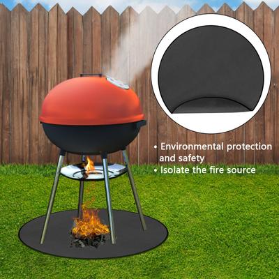 Le tapis anti-feu de bureau de 24 pouces convient au poêle pour une seule personne, et le tapis ignifuge et le tapis résistant à la chaleur conviennent au comptoir/à la terrasse.