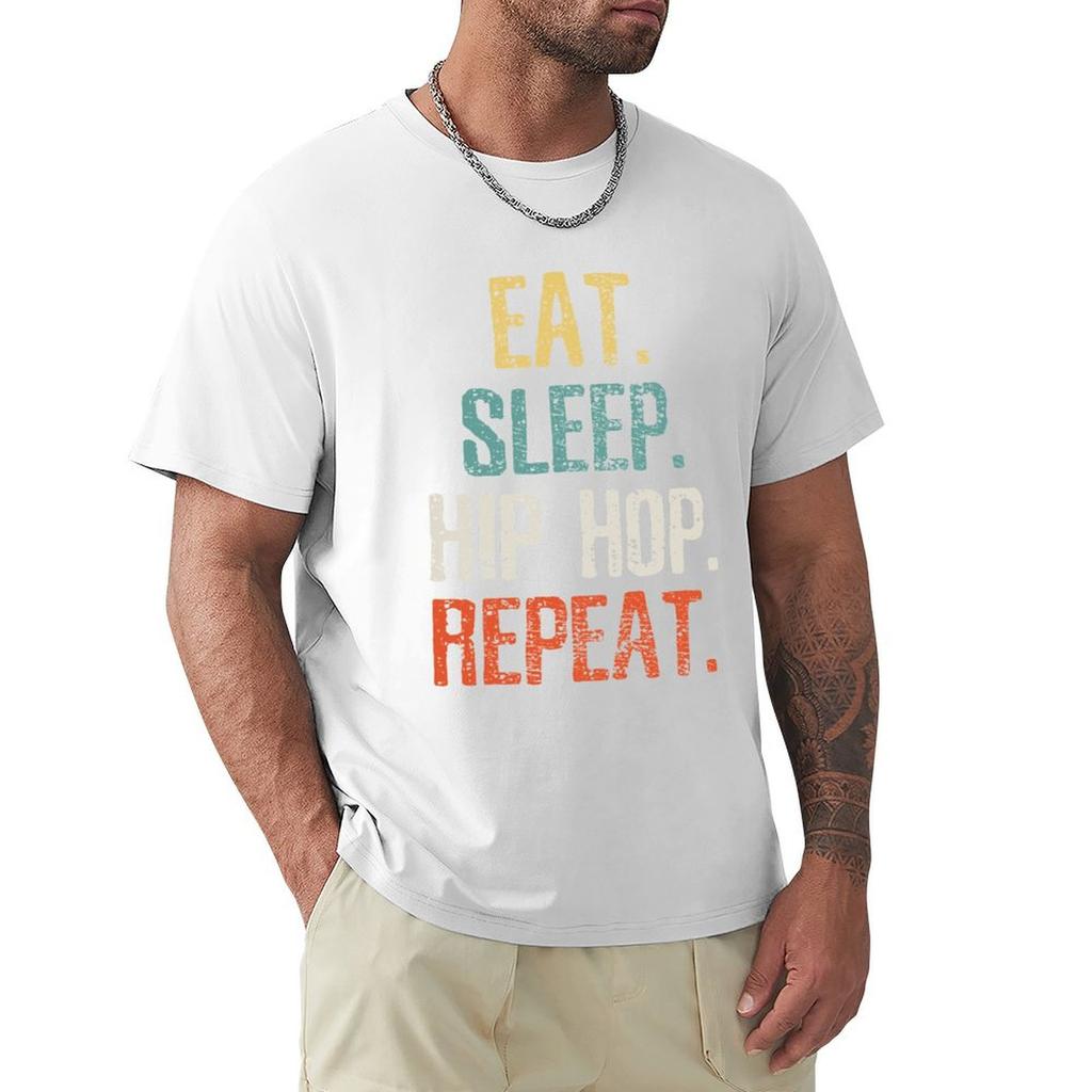 Hip Hop Vintage Tshirt Casual Simple Design Short Sleeve Shirt