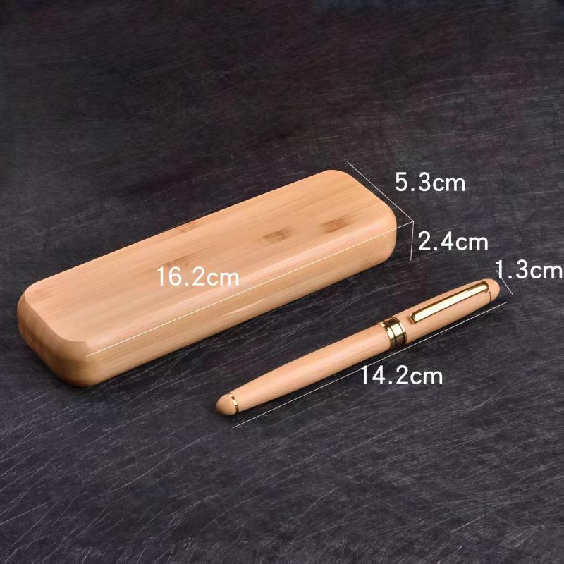 New Pen Smooth Writing Teachers Writing Supplies Nature Bamboo Pen Bamboo Box Pens Wood Fountain Pen Case Bamboo Fountain Pen