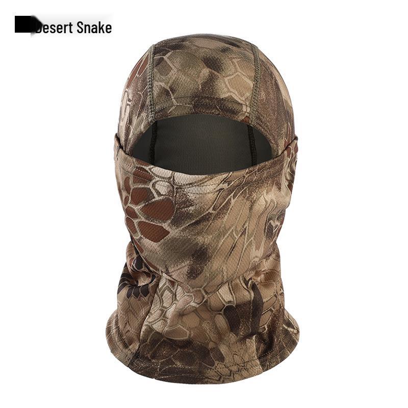 American Camouflage Cycling Balaclava - Sun Protection & Windproof Quick-Dry Face Mask for Outdoor Activities