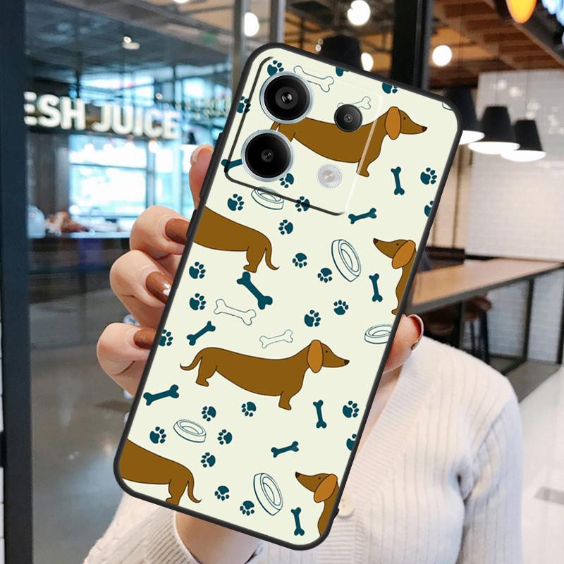 

Sausage Dog Dachshund Quotes Case For Xiaomi Redmi Note 13 Pro 10 11 12 14 15 Pro Plus Redmi 15C 14C 10C 12C 13C 15 Cover Redmi 14C