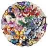 Butterfly Cartoon PET Waterproof Stickers for Journals, Bottles, Phones, and Computers