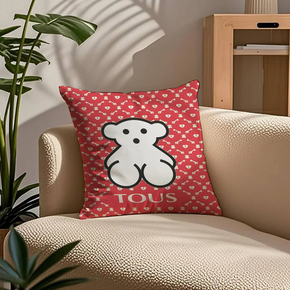 CRAFTED WITLOVE T-touS-s Pillow Case Comfort Sofa Bed Silky elegant Invisible zipper Custom Decorative cushion cover