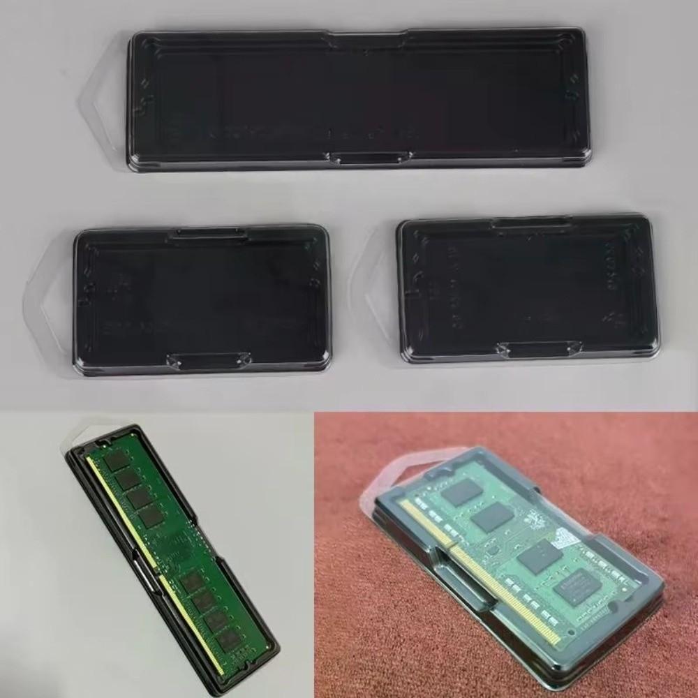 10 Adet Siyah DIMM Bellek Tutucu Kılıf Plastik Koruyucu Kılıf DDR DDR3 DDR4 DDR5 İçin