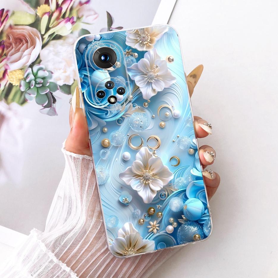 Für Honor 50 Pro Hülle RNA-AN00 Niedlicher Löwe Mode Bemalte Abdeckung Weiche Silikon Handyhülle Für Honor 50 Honor50 Pro Rückseite Taschen