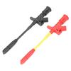 P5005 2pcs Fully Insulated Quick Piercing Test Needle Hook Multimeter Testing Probes 4mm Socket