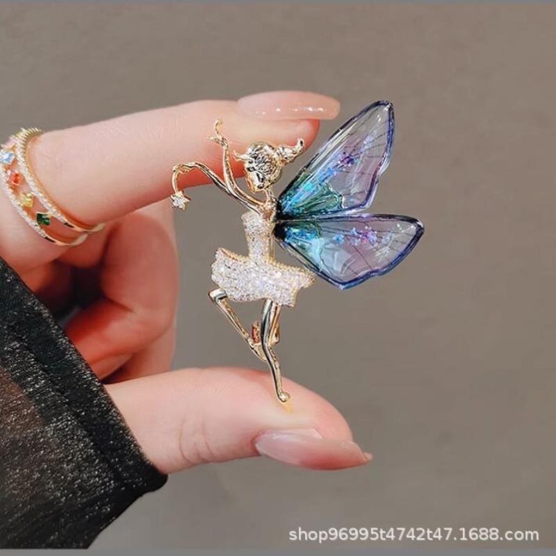 New Alloy Brooch High-end Niche Women's Peony High-end Pin Coat Suit High-end Versatile Brooch