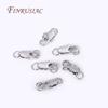 18K Gold Plated Oval Lobster Clasp with 2 Closed Ring Connectors For DIY Bracelet Necklace Lock Findings Jewelry Making Supplies