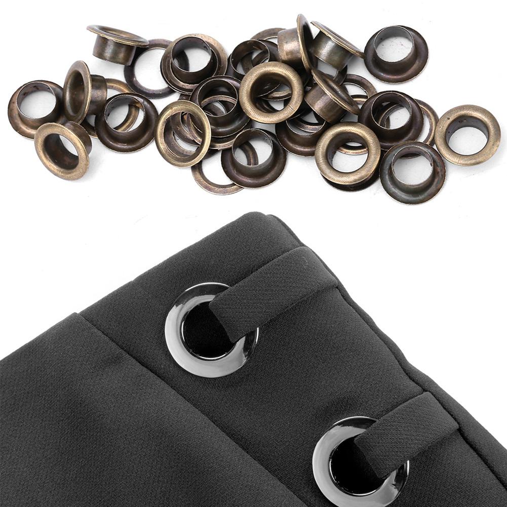 100 Pcs Brass Cloth DIY Tool Knitting Accessory Anti Rust Leather Craft Eyelet(Bronze 17mm)