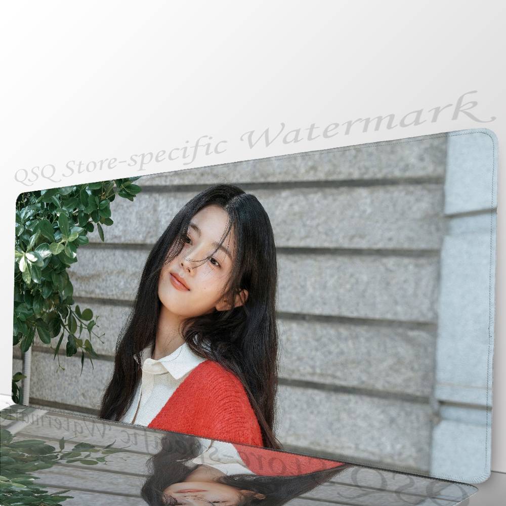 Korean Celebrity S-Shin Eun Soo Mousepad Non-slip Suitable For Office Computers Laptops E-sports Game Desk Mats XXL Keyboard