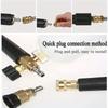 High Pressure Water Gun Quick Plug Live Connection 1/4 Fast Connector M14*1.5 High Pressure Spray Head Foam Pot Accessories
