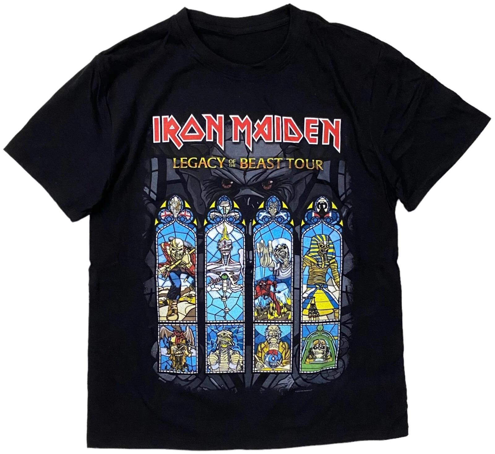 

Iron Maiden 6 Icon HALLOWWED Premium Tshirt Iron Halowed Icon Maiden Heavy Metal Band T-shirt Metal T-shirt Oversize Megadeth M