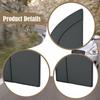 Car Door Molding Triangle Cover Protection Decorative Replacement Panel Exterior Decoration