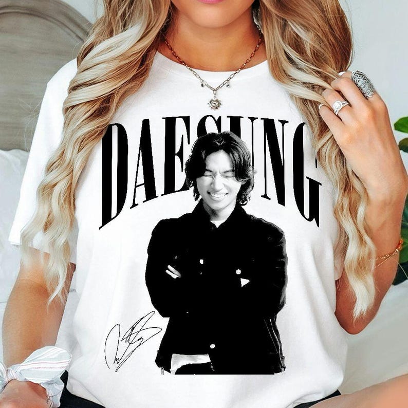 2026 Daesung Kpop Vintage Shirt, Daesung Shirt, Summer Concert Tee, Kpop Tee Hip Hop Streetwear Oversized Tshirt Short Sleeve Casual Clothing 4XL