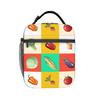 Vegetables Set Insulated Lunch Bags Leakproof Tomato Style Meal Container Cooler Bag Tote Lunch Box Beach Picnic Food Bag