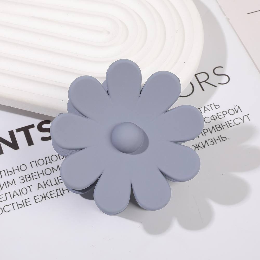 2023 New Chrysanthemum Matt Flower Plastic Hair Claw Clips Large Size for Women & Girls Thick Hair