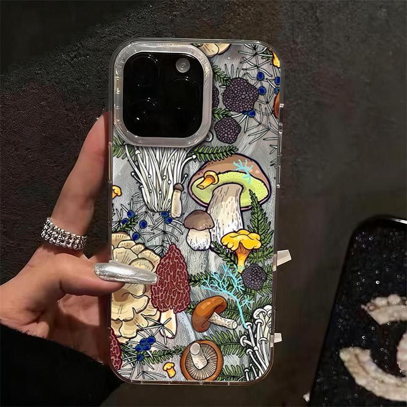 

New Mushroom Pattern Phone Case For Samsung Galaxy S25 Ultra S24 S23 S22 S21 Plus S20 FE A15 A35 A54 A55 Shockproof Cover Galaxy A35 5G