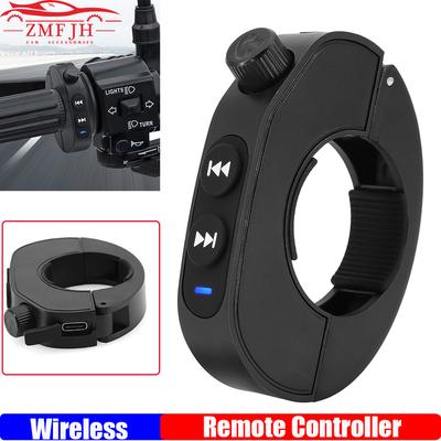 ZMFJH 2 Key Remote Control For Motor Helmet Headset Waterproof Media Controller Music Player For for Android Cellphone Volume