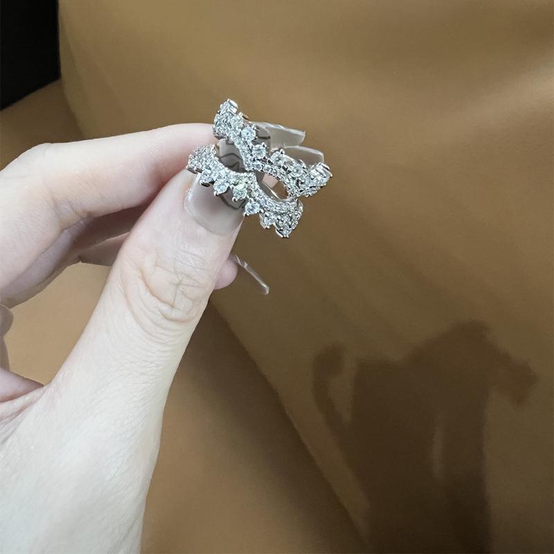 Korean Luxury Zirconia Multi-Layer Openable Women's Ring