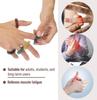 Anelli Sensoriali Dita Spinosi 10 Pezzi Massaggiatore Agopressione Sollievo dallo Stress Anti-Ansia Giocattoli Fidget Per Adolescenti Adulti Per Bambini Regalo di Compleanno per Bambini