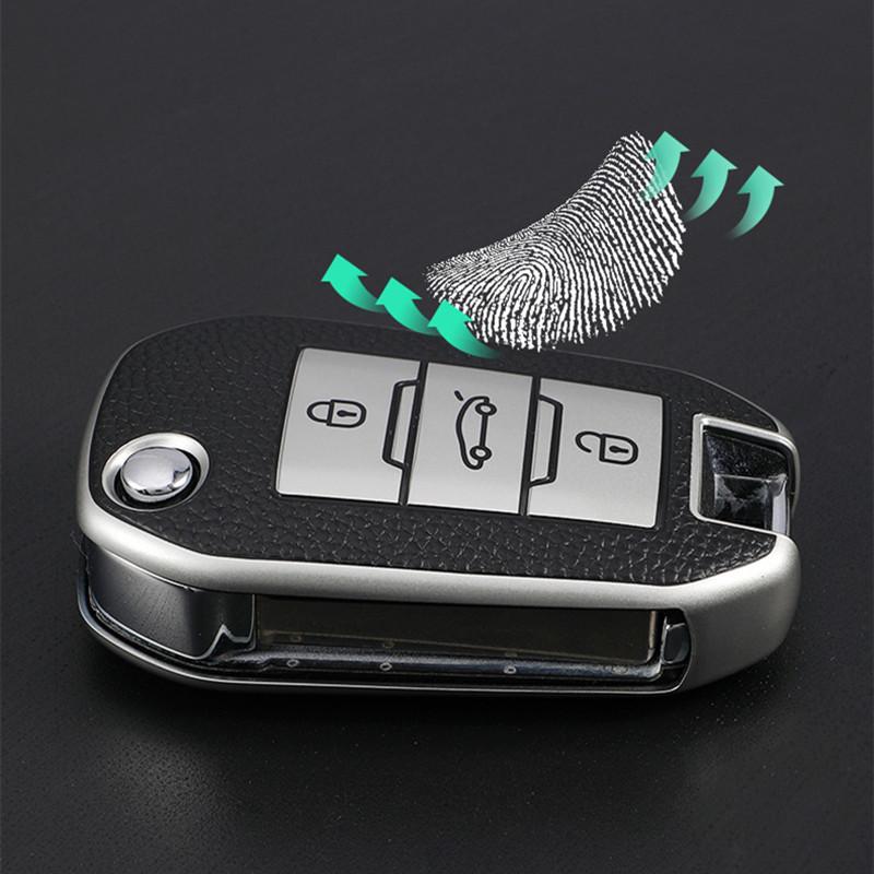 TPU Plating Skin Car Key Cover Case Shell For Peugeot 208 2008 308 3008 408 508 107 301 Citroen C4 CACTUS C5 DS4 DS5 Holder Fob